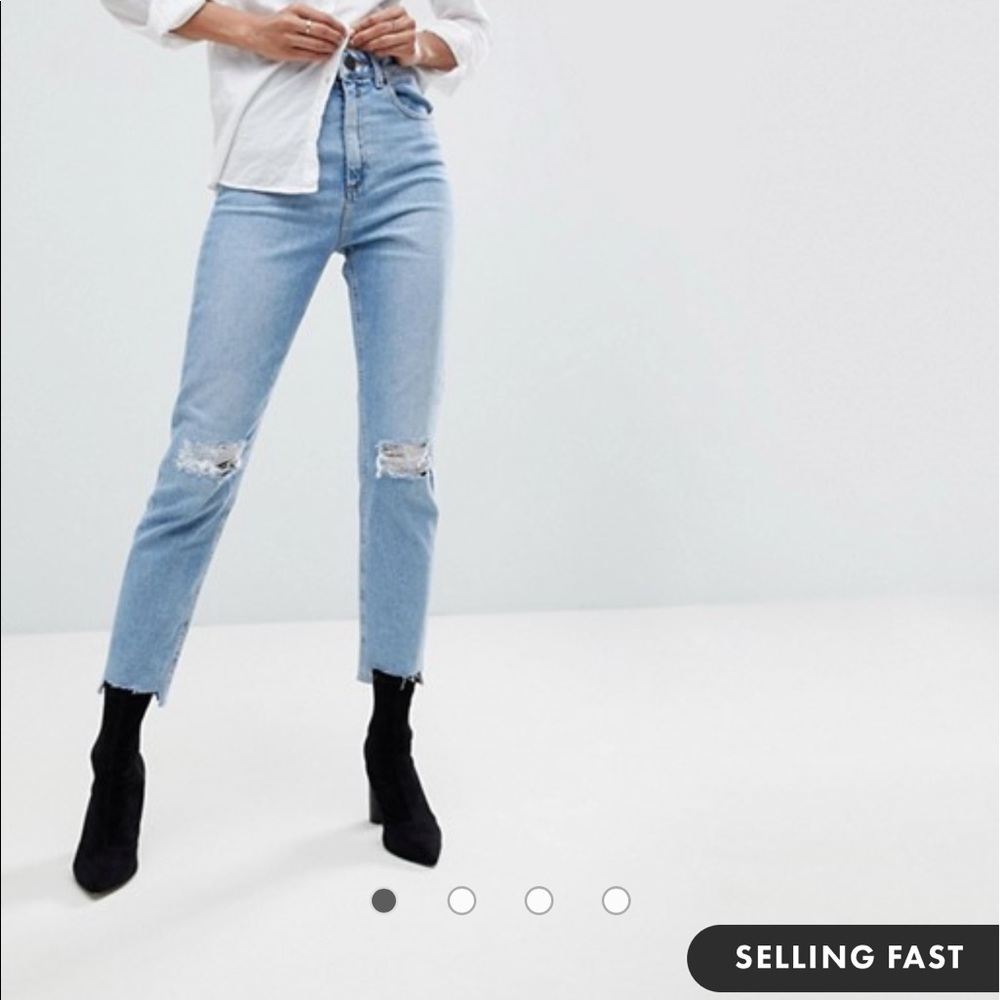 ASOS Design High Waisted Jeans 24